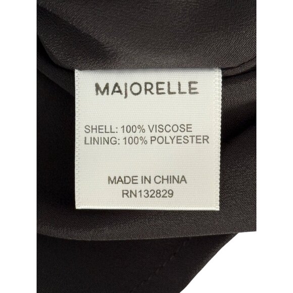 Majorelle Ruffle Mini Dress Revolve Navy Blue Floral Womens Size M - Picture 6 of 9